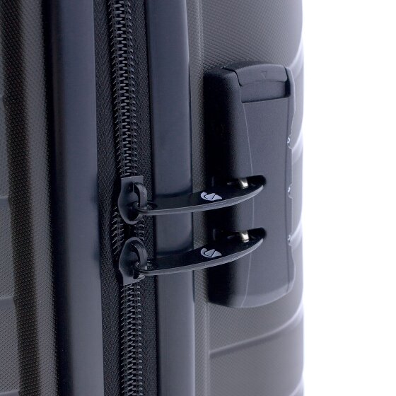 Gladiator 3400 4 kółka Walizka kabinowy 55 cm z plisą rozprężną