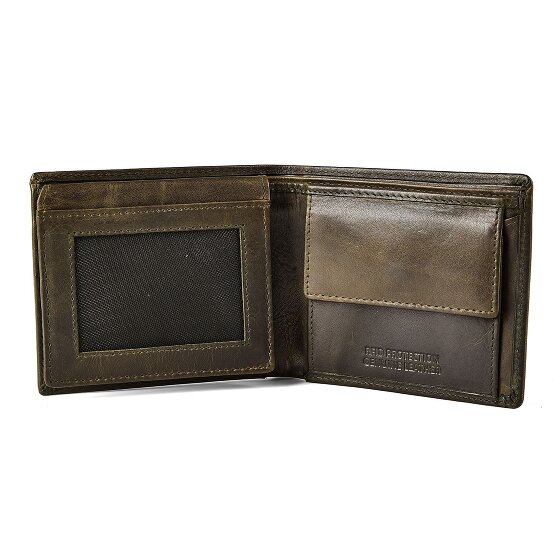 Greenburry Newport Portfel Ochrona RFID Skórzany 11 cm