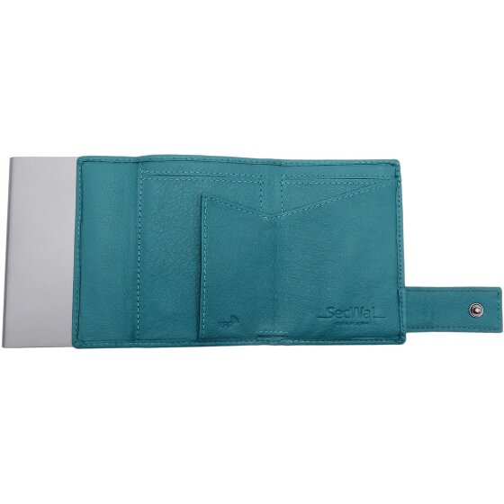 SecWal Etui na karty kredytowe SecWal 1 Skórzany portfel RFID 9 cm