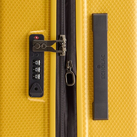 Echolac Logic Pro 4 kółka Zestaw walizek 3-części z plisą rozprężną