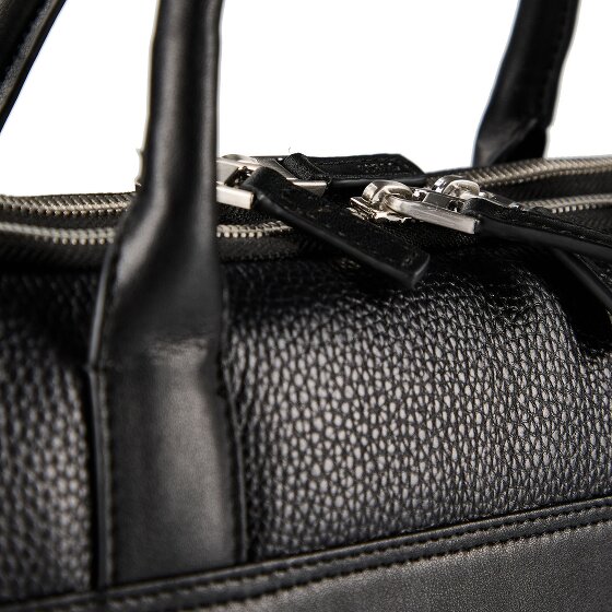 Guess Monaco Teczka Skórzany 38 cm Komora na laptopa