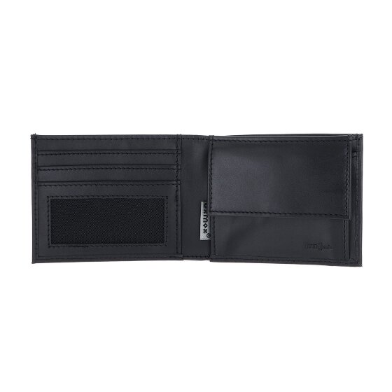 oxmox Leather Portfel Ochrona RFID Skóra 11 cm