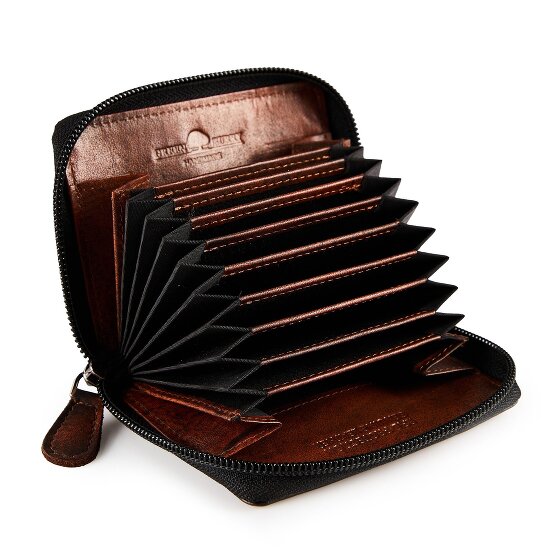 Greenburry Destressed Portfel Ochrona RFID Skórzany 10.5 cm