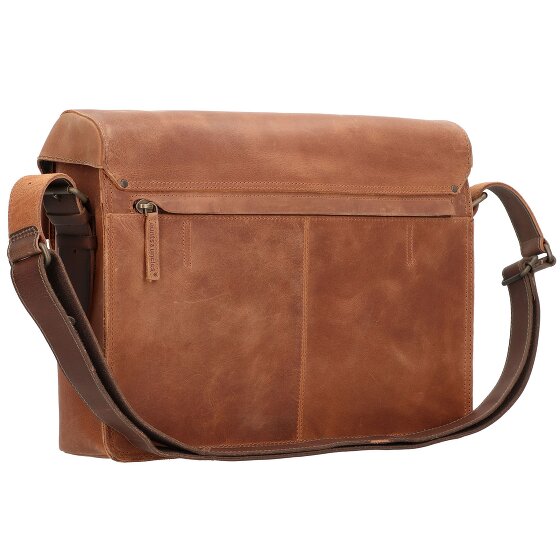 aunts & uncles Good Old Friends Bro Messenger Leather 39 cm Laptop Compartment