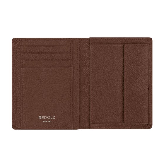 Redolz Portfel Leather Essentials HF z ochroną RFID, z skóry, 9,5 cm, rozkładany