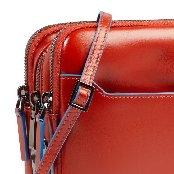 Piquadro Blue Square Torba na ramię Skórzany 23 cm