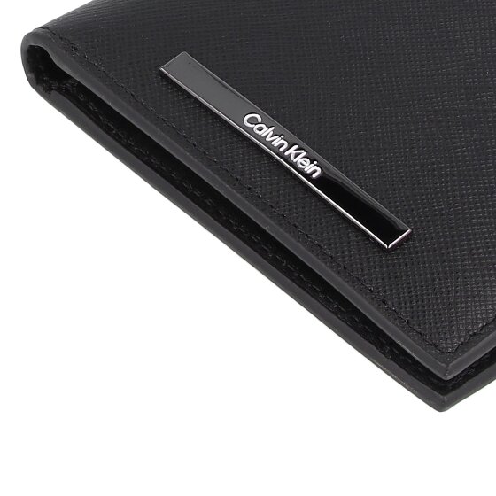 Calvin Klein Modern Bar Portfel Ochrona RFID Skórzany 11 cm