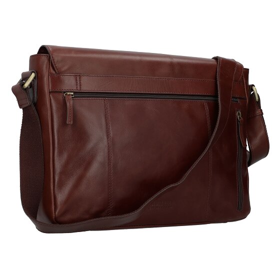 Leonhard Heyden Cambridge Messenger Leather 38 cm przegroda na laptopa
