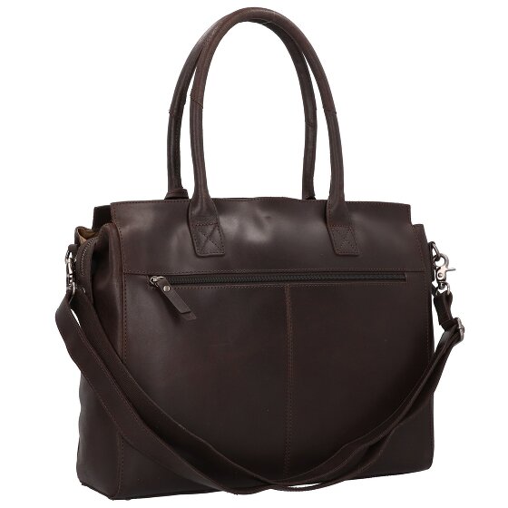 Burkely Skórzana torba na ramię Vintage Doris 39 cm z przegrodą na laptopa