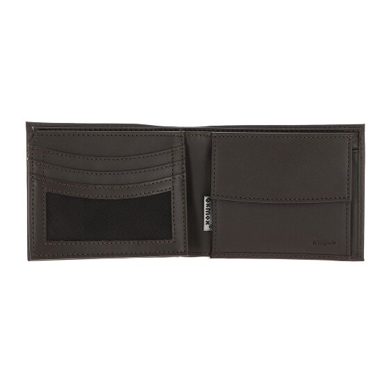 oxmox Leather Portfel Ochrona RFID Skóra 10 cm