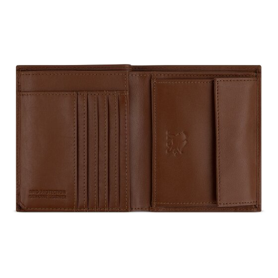 mano Don Antonio Portfel Ochrona RFID Skórzany 10 cm