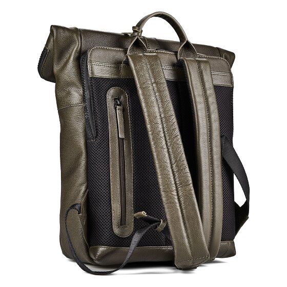 Burkely Minimal Mason Plecak Skóra 37 cm Komora na laptopa