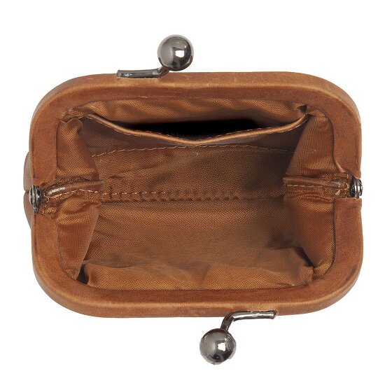 The Chesterfield Brand Skórzana saszetka na monety Calvia 12 cm