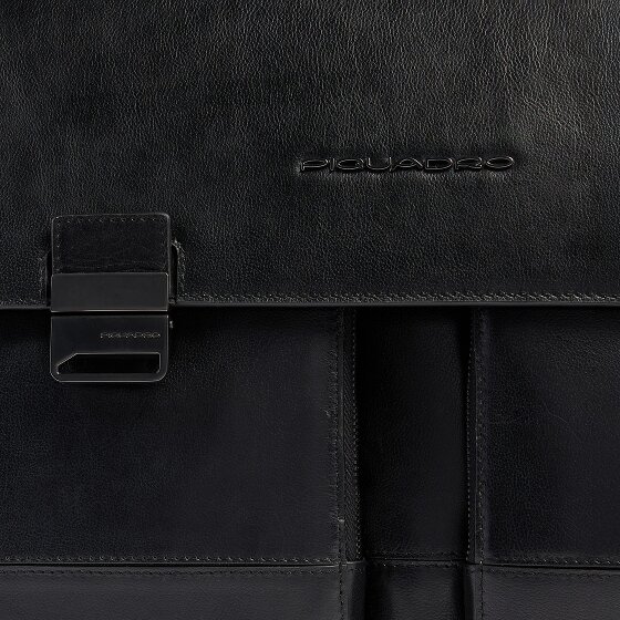 Piquadro Philip Briefcase Messenger Skórzany 42 cm Komora na laptopa