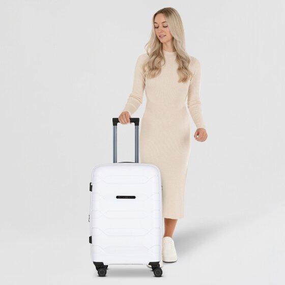 Polestream Strz by Asteroid 4 kółka Walizka M 64 cm z plisą rozprężną