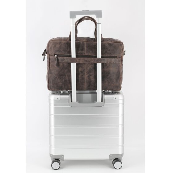 Pride and Soul Raily Teczka Skórzany 41 cm Komora na laptopa