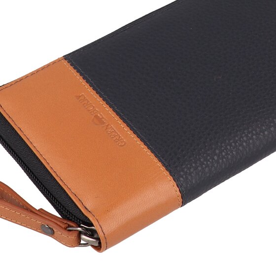 Greenburry Nappa Portfel Ochrona RFID Skórzany 19.5 cm