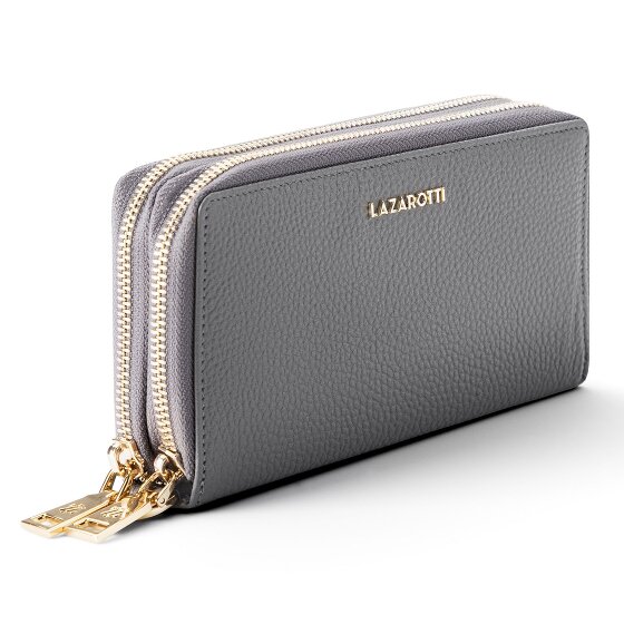 Lazarotti Bologna Leather Portfel Ochrona RFID Skórzany 20 cm