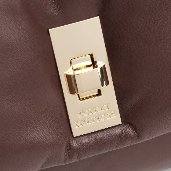 Tommy Hilfiger Soft Leather Torba na ramię Skórzany 27 cm