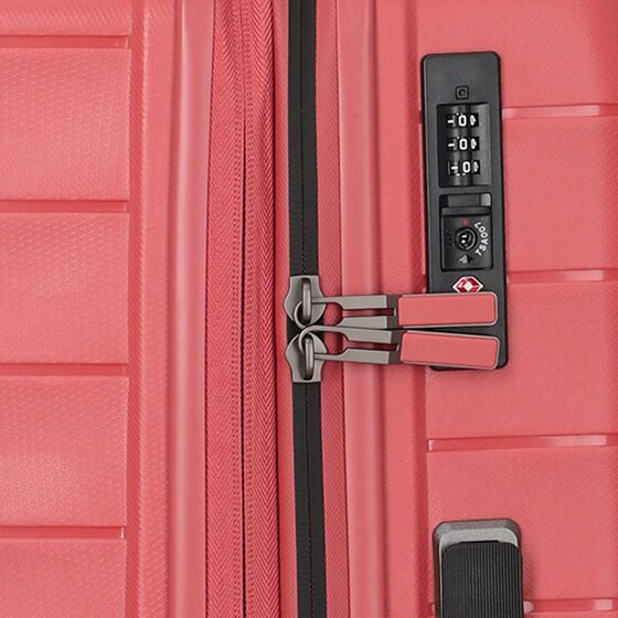Travelite mooby 4 kółka Walizka M 66 cm z plisą rozprężną