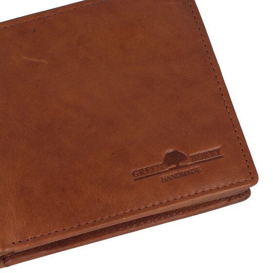 Greenburry Newport Portfel Ochrona RFID Skórzany 11 cm