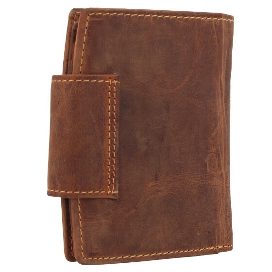 Greenburry Skórzany portfel 9 cm