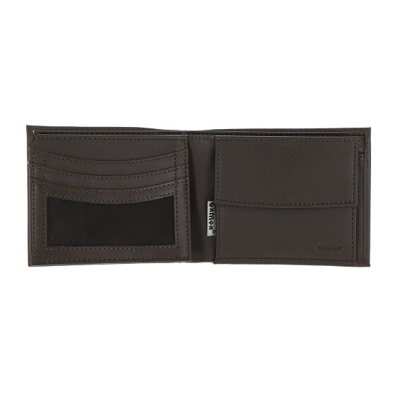 oxmox Leather Portfel Ochrona RFID Skóra 10 cm