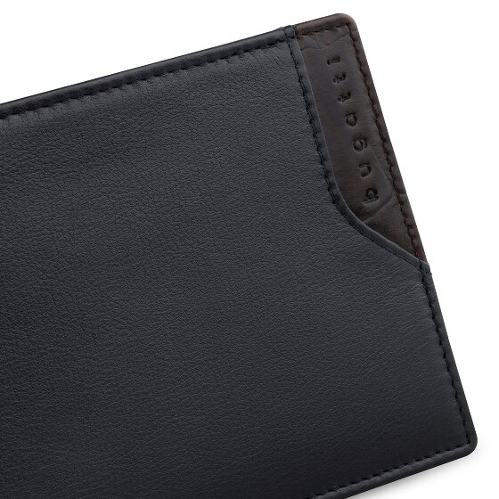 bugatti Corso DeLuxe Portfel Ochrona RFID Skórzany 12.5 cm