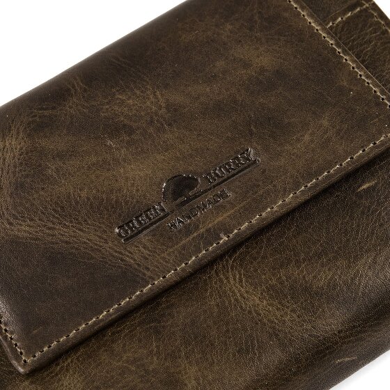 Greenburry Newport Portfel Ochrona RFID Skórzany 14 cm