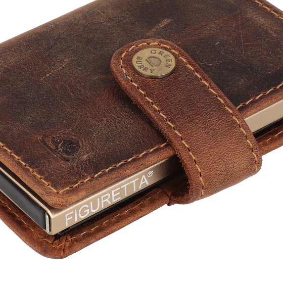 Greenburry Vintage Portfel Ochrona RFID Skórzany 7.5 cm