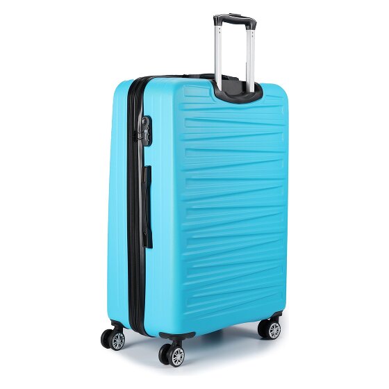 Benzi 5493 4 kółka Walizka L 77 cm z plisą rozprężną