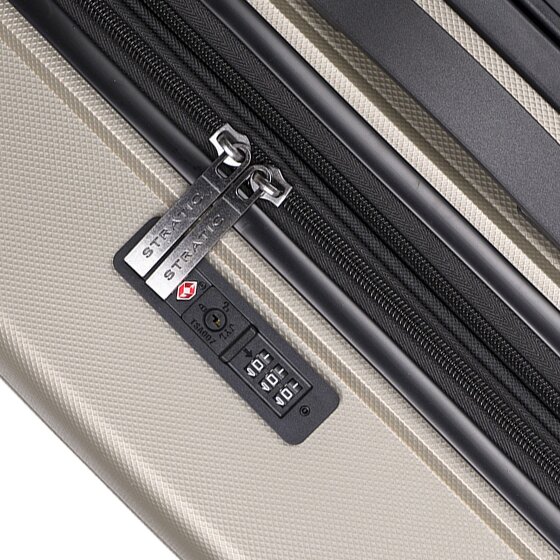 Stratic Bright+ 4 kółka Walizka M 66 cm z plisą rozprężną