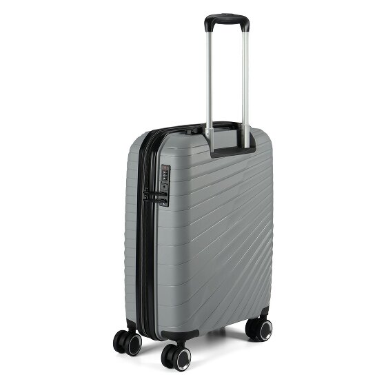 Benzi 5808 4 kółka Walizka kabinowy 55 cm z plisą rozprężną