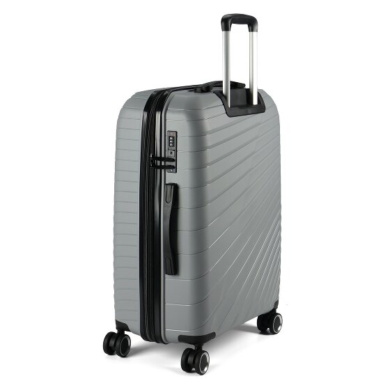 Benzi 5808 4 kółka Walizka 65 cm z plisą rozprężną
