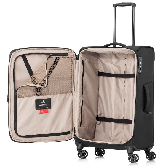 Pack Easy GoOn 4 kółka Walizka M 67 cm z plisą rozprężną