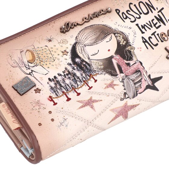 Anekke Hollywood Portfel Ochrona RFID 18.5 cm