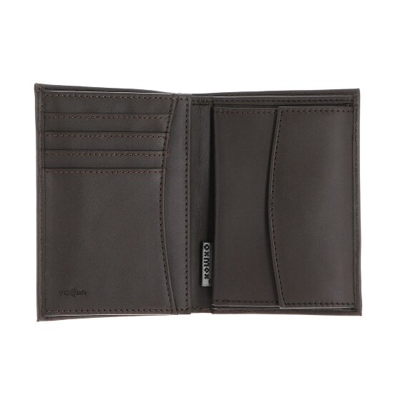 oxmox Leather Portfel Ochrona RFID Skóra 10 cm