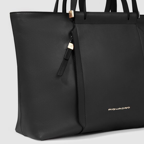Piquadro Circle Shopper Bag Skórzany 38 cm Komora na laptopa