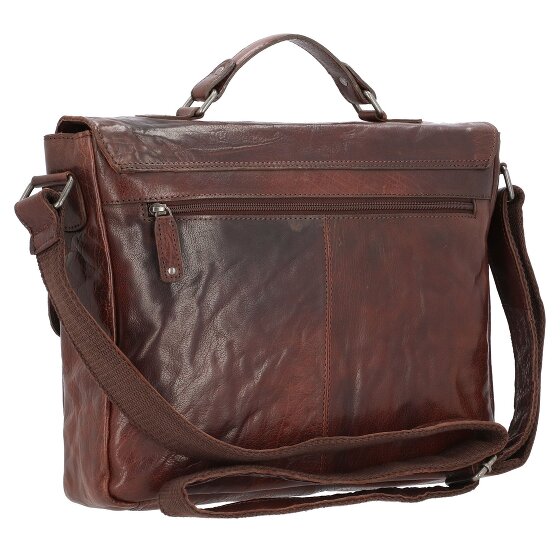 Pride and Soul Baggie Briefcase Leather 35 cm Laptop Compartment