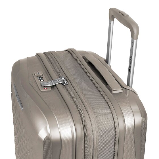 Gabol Queens 4 kółka Zestaw walizek 4-części z plisą rozprężną