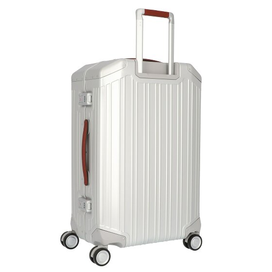 Piquadro Walizka aluminiowa z 4 kółkami, 69 cm