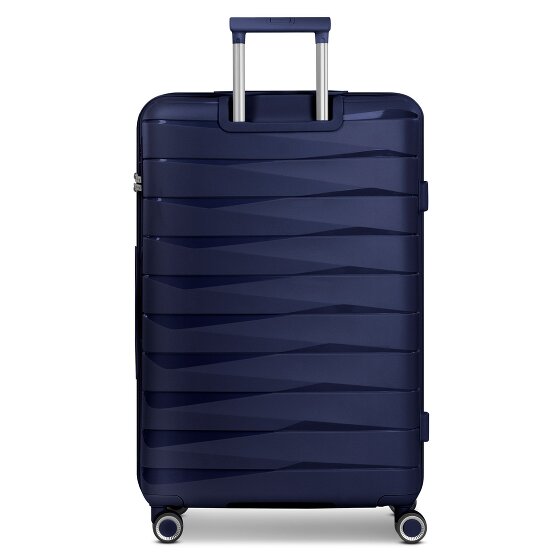 Franky London 4 kółka Walizka L 74 cm z plisą rozprężną