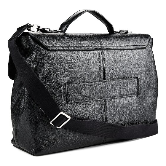 The Bridge Biagio Briefcase Messenger Skóra 41 cm Komora na laptopa