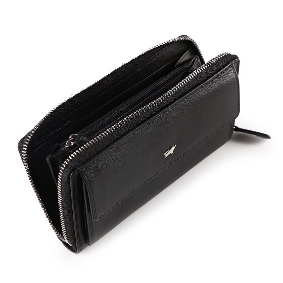 Braun Büffel Golf 3.0 Portfel Ochrona RFID Skórzany 19 cm