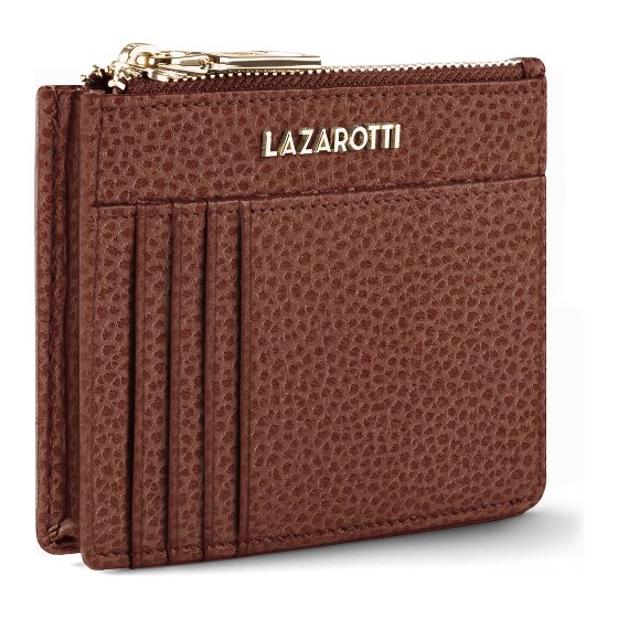 Lazarotti Skórzane etui na klucze Bologna Skórzane etui na klucze 11,5 cm z przegródką na przywieszkę powietrzną