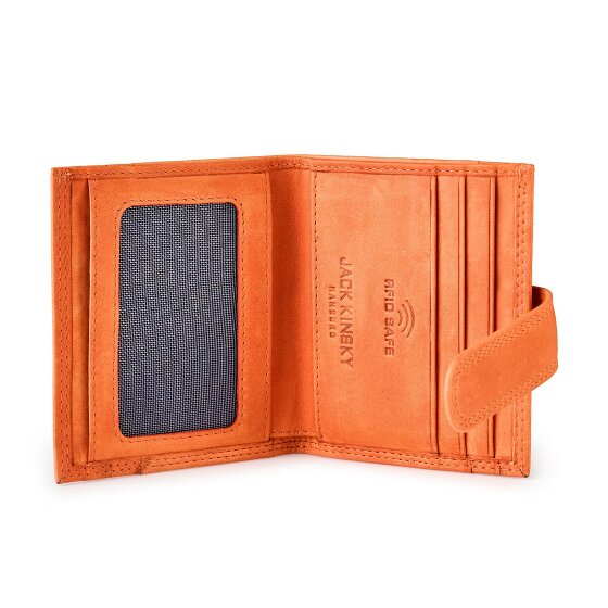 Jack Kinsky Aruba Portfel Ochrona RFID Skórzany 10 cm