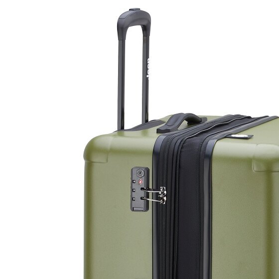 Jeep JH004C 4 kółka Walizka 80 cm z plisą rozprężną