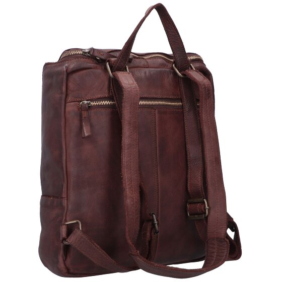 Harold's Skórzany plecak Submarine z przegrodą na laptopa 32 cm