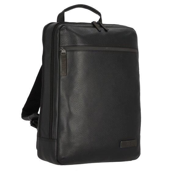 Jost Stockholm Plecak skórzany 46 cm Komora na laptopa