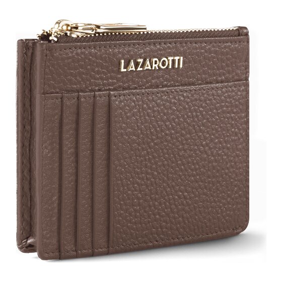Lazarotti Skórzane etui na klucze Bologna Skórzane etui na klucze 11,5 cm z przegródką na przywieszkę powietrzną